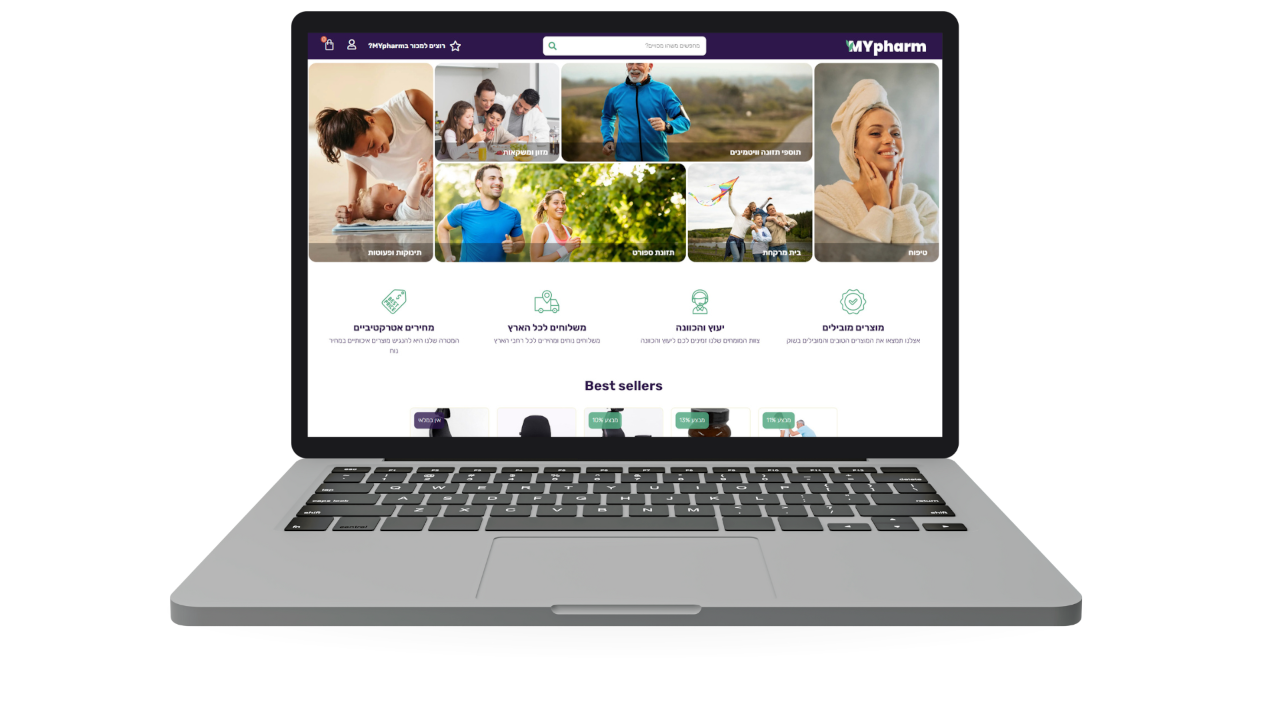 דוגמה לבניית אתר